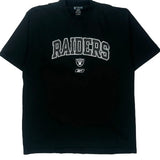 Raiders Reebok Nfl T-Shirt - Large Black Cotton