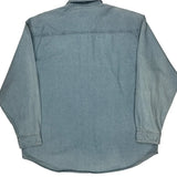 Packers Lee Sport Football Denim Shirt - XL Light Wash Cotton