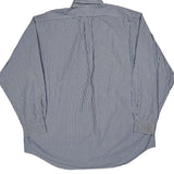 Ralph Lauren Striped Shirt - Large Blue Cotton