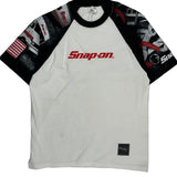 Snap On Unbranded Nascar T-Shirt - Medium Black Cotton