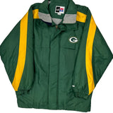 Packers Puma Football Jacket - Medium Yellow Polyester