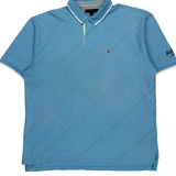 Tommy Hilfiger Argyle Polo Shirt - 2XL Blue Cotton