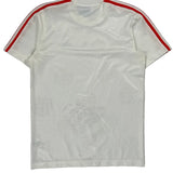 Three Stripes On Shoulders Adidas Football Shirt - Small Red Polyester
