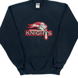 Knights Gildan Graphic Sweatshirt - Medium Black Cotton Blend