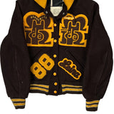Unbranded Varsity Jacket - Small Yellow Wool Blend