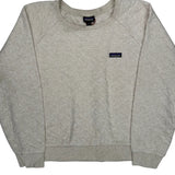 Patagonia Quilted Sweatshirt - XL Beige Cotton