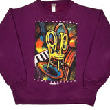 Made In USA Unbranded Monterey Jazz Festival 1993 Sweatshirt - XL Purple Cotton Blend
