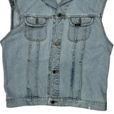 Lee Denim Gilet - XL Light Wash Denim