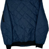 Unbranded Bomber Jacket - Medium Navy Polyester