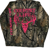 Unbranded Camo Long Sleeve T-Shirt - Medium Camo Cotton