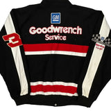 Dale Earnhardt Jr. Goodwrench Chase Authentics Nascar Bomber Jacket - Large Black Cotton