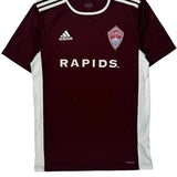 Colorado Rapids Adidas Football Shirt - Small Burgundy Polyester