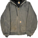 Carhartt Tall Jacket - Large Grey Cotton