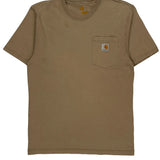 Original Fit Carhartt T-Shirt - Small Brown Cotton