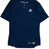 Baseball Adidas Football Shirt - Small Blue Polyester