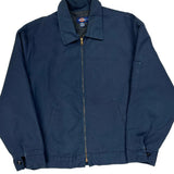 Dickies Jacket - Large Blue Polyester Blend