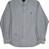 Ralph Lauren Checked Shirt - XL Blue Cotton