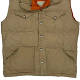 80S Made In USA The North Face Vest - Medium Beige Down