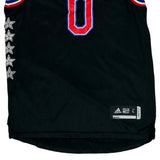 Oklahoma City Thunder Adidas #0 Russel Westbrook Jersey - Large Black Polyester