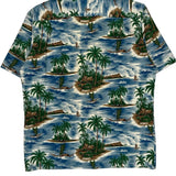 Hawaii Graphic Hawaiian Shirt - XL Multicoloured Cotton