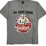 Niagara Falls Thunder Screen Stars Single Stitch T-Shirt - Large Grey Cotton Blend