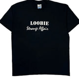 Strange Affair Fruit Of The Loom Single Stitch T-Shirt - XL Black Cotton