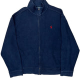 Polo By Ralph Lauren Zip Up - XL Blue Cotton