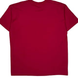 Fruit Of The Loom Single Stitch T-Shirt - XL Red Cotton Blend