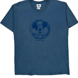 Mickey Mouse Club Disney Graphic T-Shirt - Large Blue Cotton