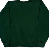 90S Blank Russell Athletic Sweatshirt - XL Green Cotton
