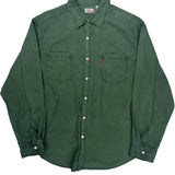Levis Denim Shirt - XL Green Cotton