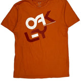 Thermonuclear Protection Oakley Slim Fit T-Shirt - Large Orange Cotton