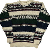 Northwest Territory Striped Sweater - Large Multicoloured Cotton