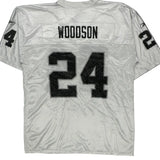 Raiders Reebok Nfl Jersey - Large Black Polyester