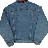 Levis Blanket Lined Denim Jacket - Small Blue Denim