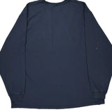 Carhartt Long Sleeve T-Shirt - 2XL Navy Cotton