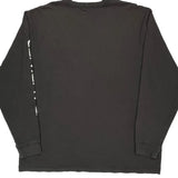 Carhartt Spellout Long Sleeve T-Shirt - XL Black Cotton