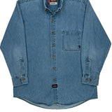 Dickies Denim Shirt - Large Blue Cotton