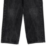 Made In USA Levis 565 Wide Leg Jeans - 25W UK 6 Black Cotton