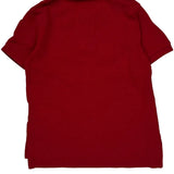 Age 3 Polo By Ralph Lauren Polo Shirt - 2XS Red Cotton