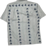 Pacific Legend Hawaiian Shirt - Large White Cotton