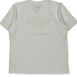 Hollywood, Fl Hard Rock Cafe Graphic T-Shirt - Medium White Cotton