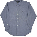 Blake Ralph Lauren Checked Shirt - Large Blue Cotton