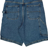 Full Blue Denim Shorts - 36W 10L Blue Cotton