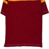 Halbro Striped Rugby Shirt - Small Black Cotton