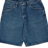 Wrangler Denim Shorts - 33W 10L Blue Cotton