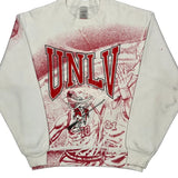 Unlv Fruit Of The Loom Graphic Sweatshirt - Large Red Cotton