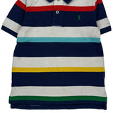 Age 6 Polo By Ralph Lauren Striped Polo Shirt - XS Multicoloured Cotton