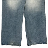 Trans Atlantic Taskforce Akademiks Graphic Jeans - 36W 30L Light Wash Denim