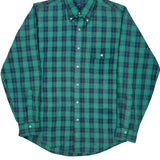 Gant Checked Shirt - Medium Green Cotton Blend